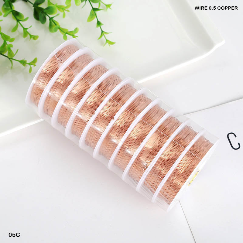 Wire 0.5 Copper (10 Roll) (05C)-Gift To Love-Art & Craft