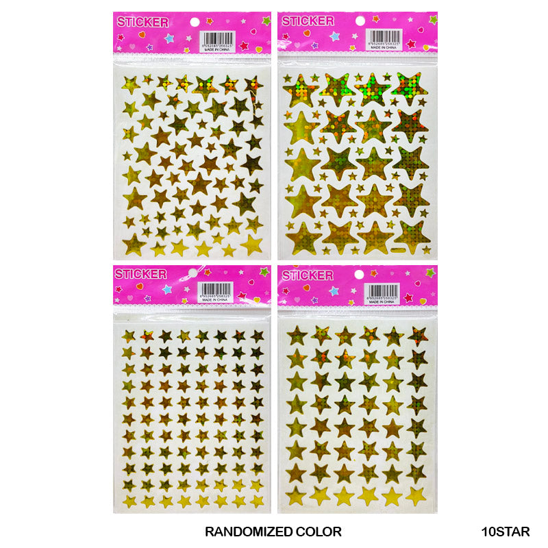 Star Sticker 10 Sheets