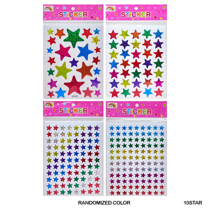 Star Sticker 10 Sheets