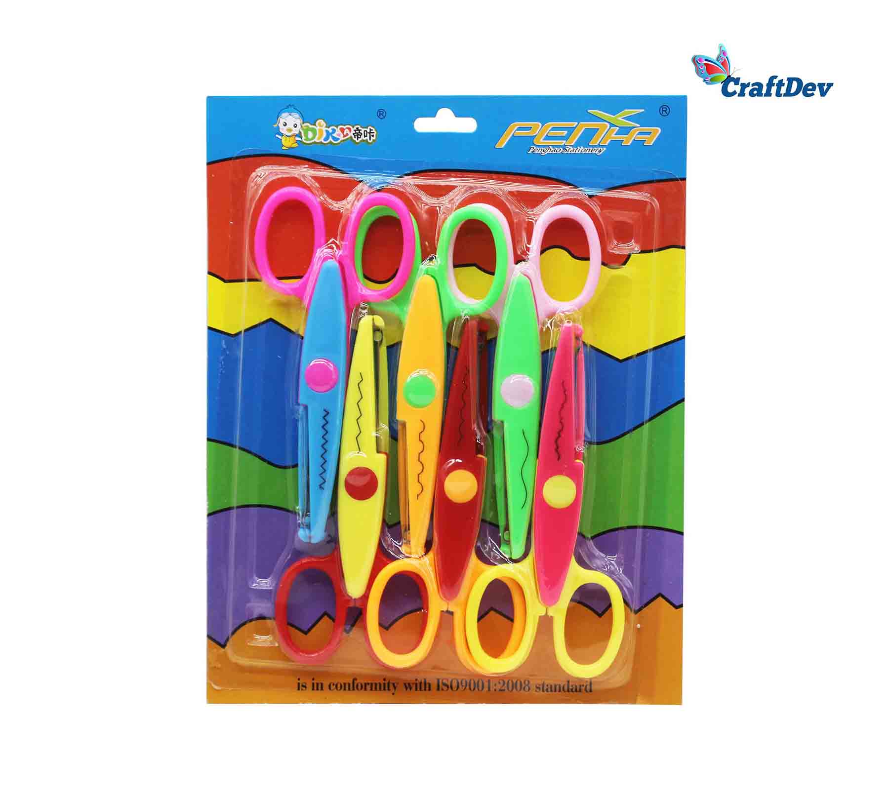 6PC ZIG ZAG SCISSOR (6PCZ) - GIFT TO LOVE