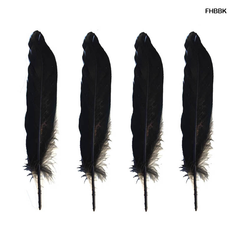 FEATHER HARD BIG BLACK (FHBBK) (10PCS) - GIFT TO LOVE