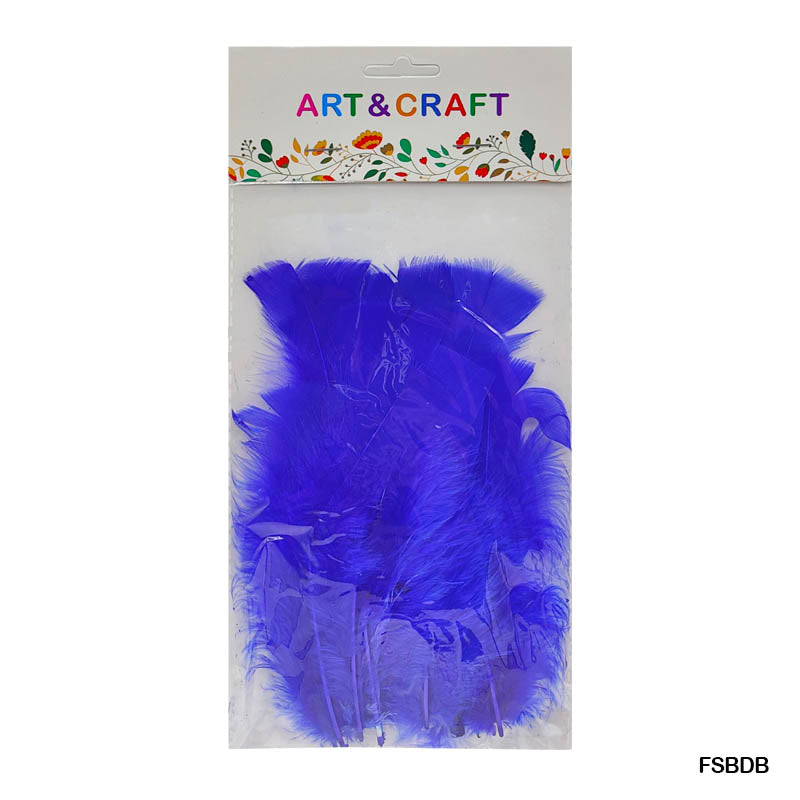 Feather Soft Big Dark Blue 10 Pcs Set-Gift To Love-Art & Craft