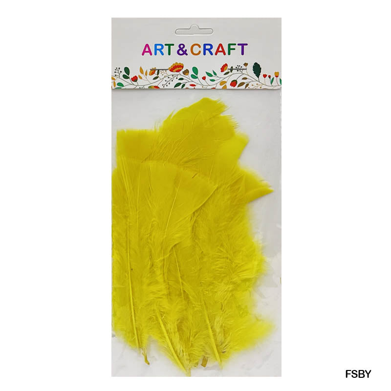 Feather Soft Big Yellow 10 Pcs Set-Gift To Love-Art & Craft