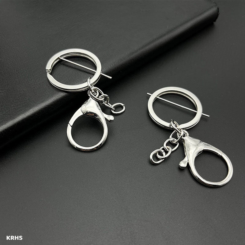 Krhs Key Ring With Hook 500Pc Silver 1.6X30Mm-Gift To Love-Art & Craft