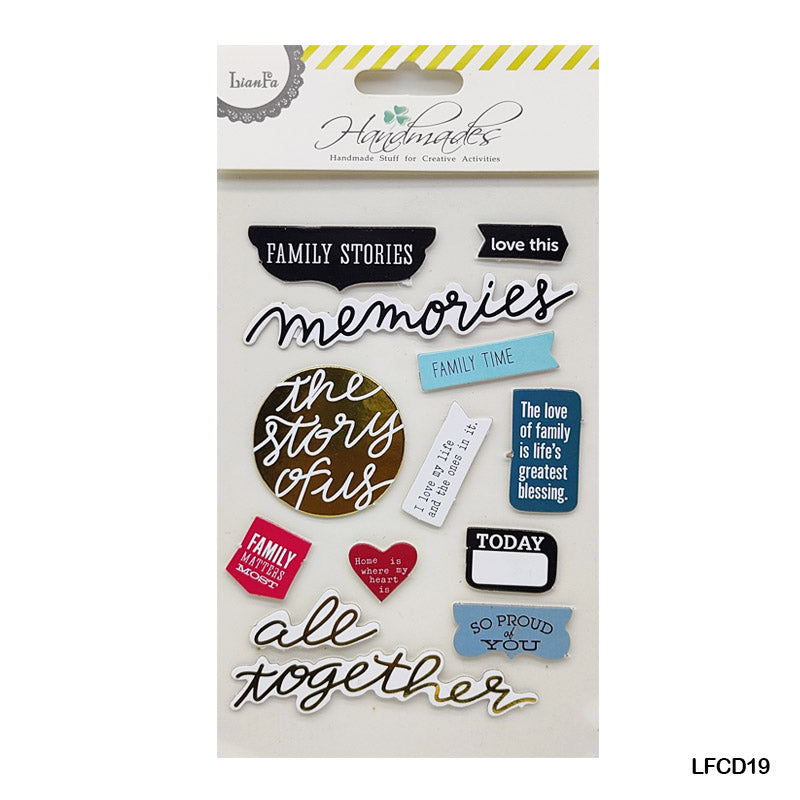 Lfcd19 Scrapbooking 3D Sticker