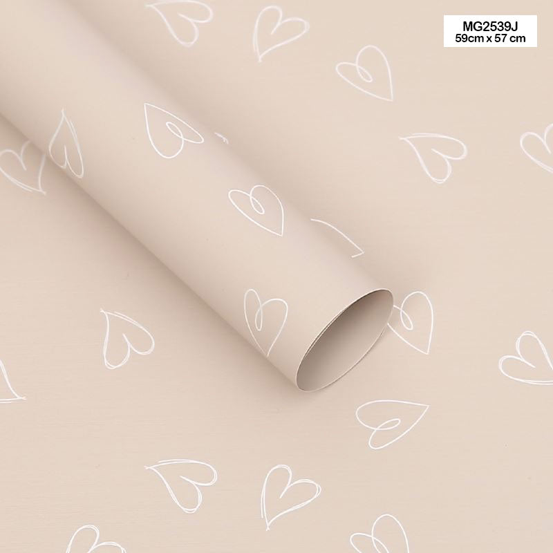 Wrapping Paper Plastic (20 Sheet) Mg2539J-Gift To Love-Art & Craft