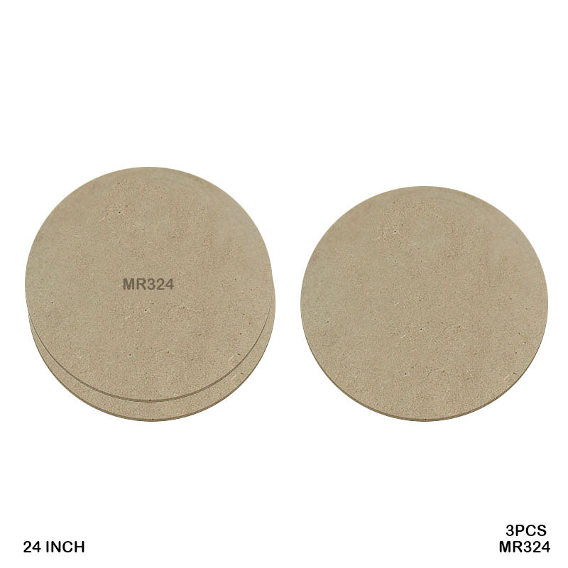 MDF ROUND 24 INCH 3PCS (MR324) - GIFT TO LOVE