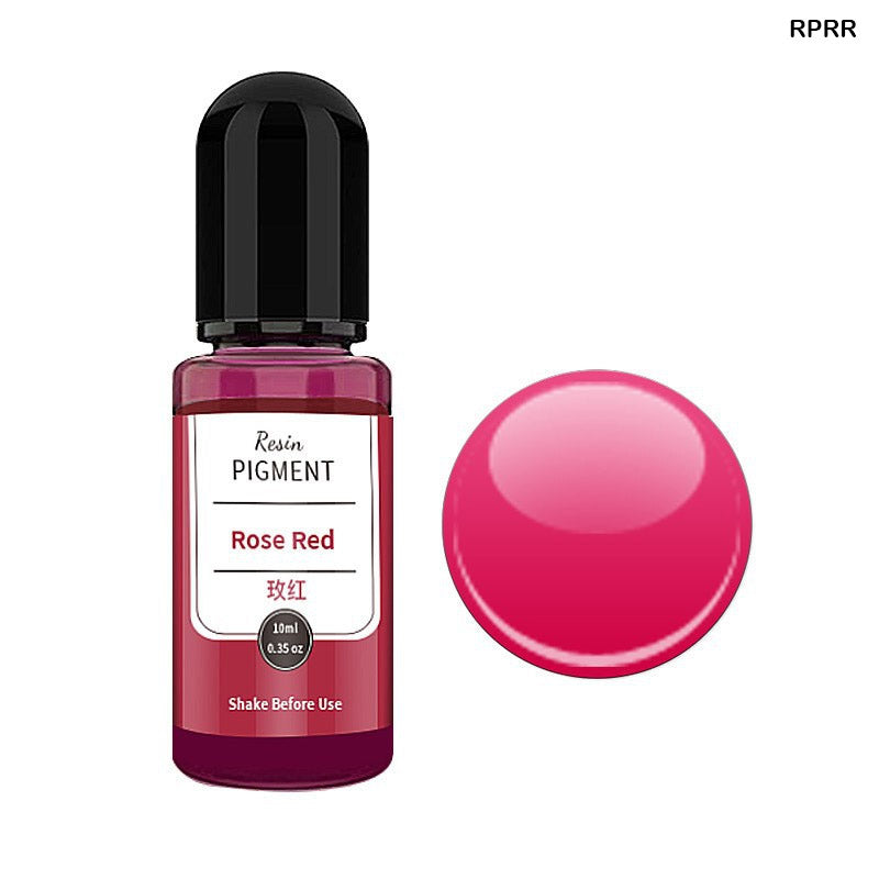 Resin Pigment (Rprr) 10Ml Rose Red Bk-Gift To Love-Art & Craft