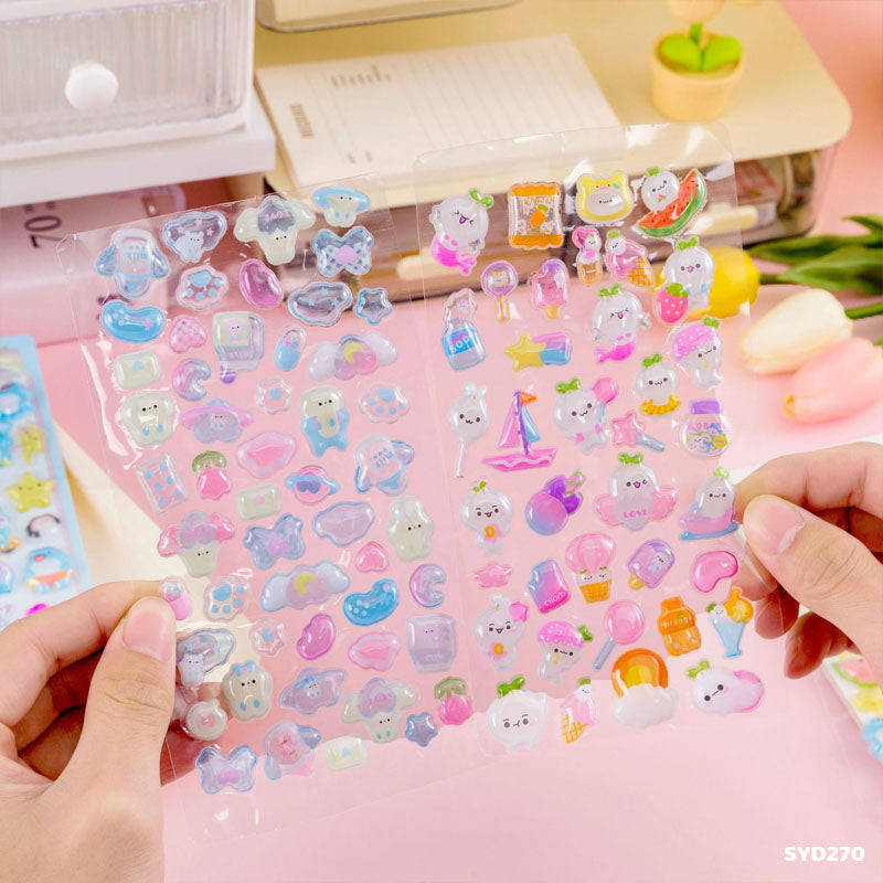 Cute 3D Bonnon Drop Sticker