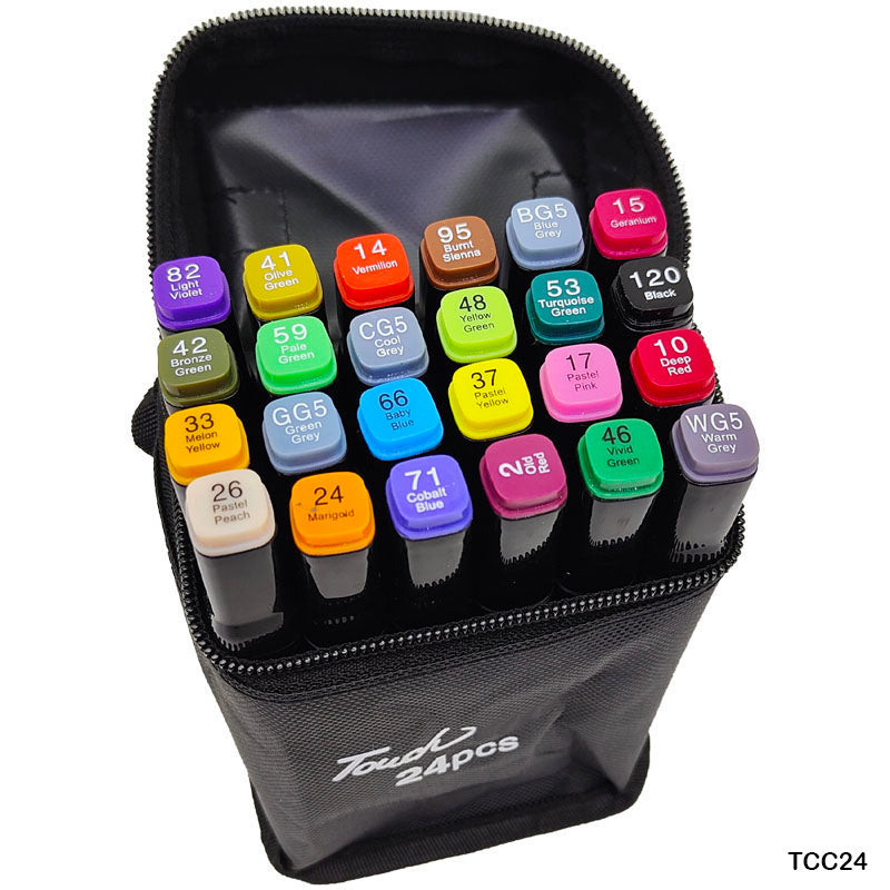 Touch Marker Cc 24 Black Pouch