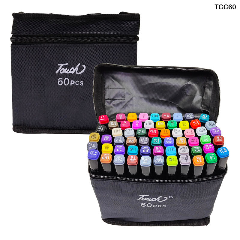 Touch Marker 60 Tcc60 Black Pouch-Gift To Love-Art & Craft