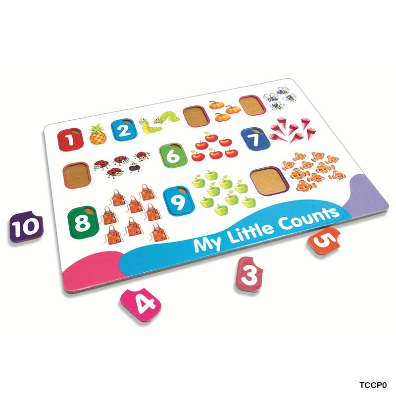 Ft Tccp0 Toddler Cardboard Counts Puzzle-Gift To Love-Art & Craft