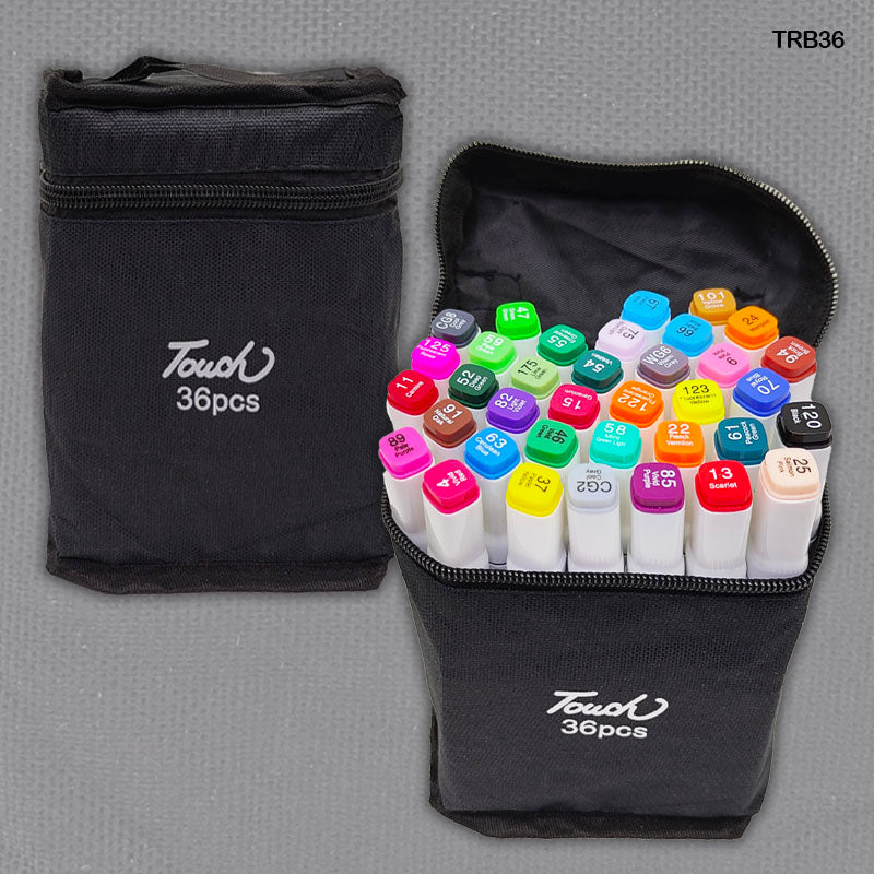 Touch Room Marker 36 Black Pouch (Trb36)-Gift To Love-Art & Craft