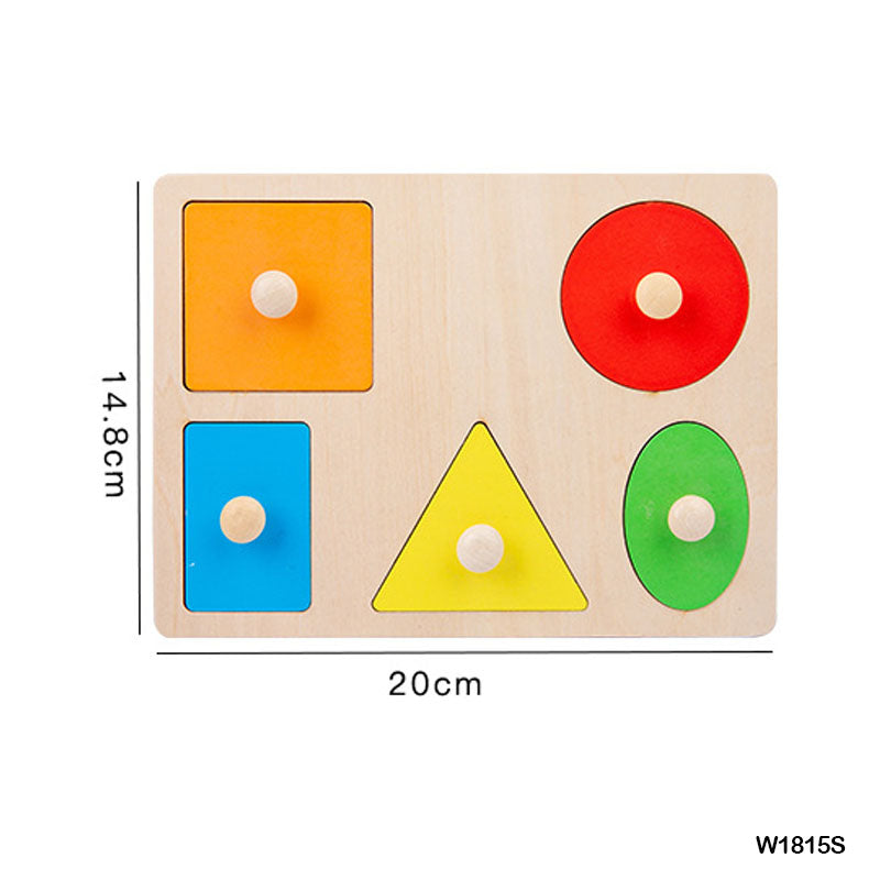 Wt 18X15Cm 5 Shape Puzzle Board (W1815S)