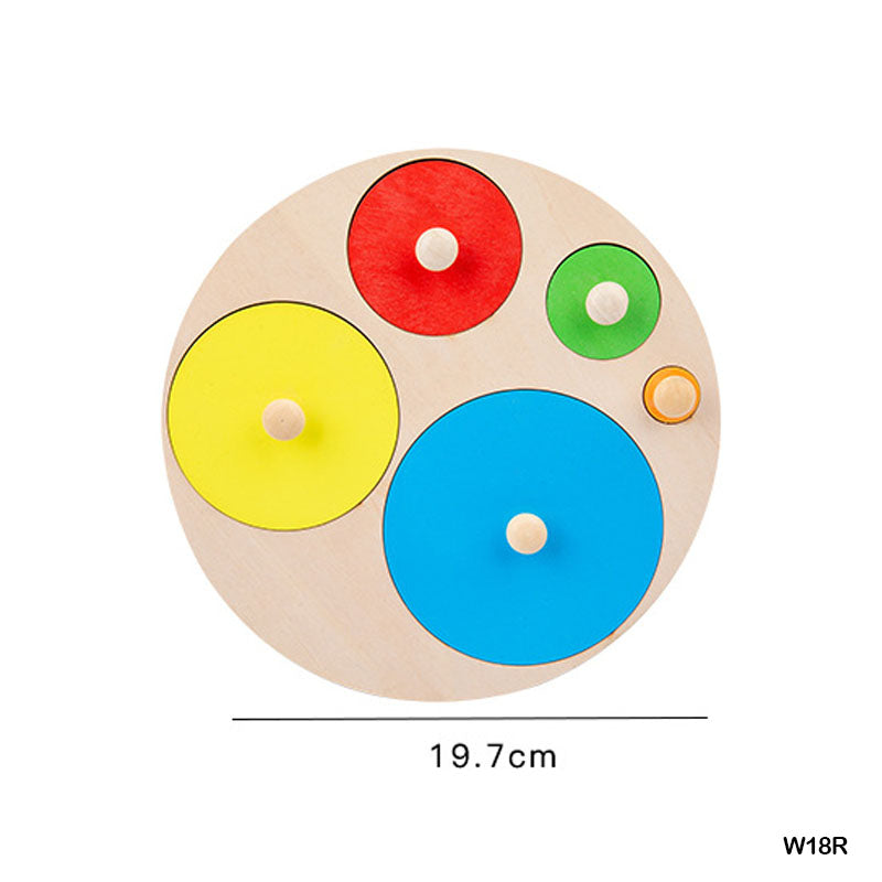 Wt 18Cm 5 Round Puzzle Board (W18R)