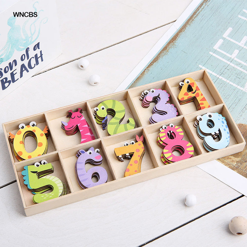 Wooden Number Printed Snake (Wncbs)-Gift To Love-Art & Craft