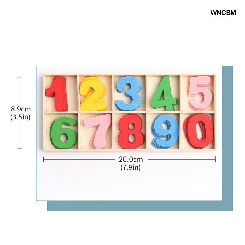 Wooden Number Color Big (Wncb)