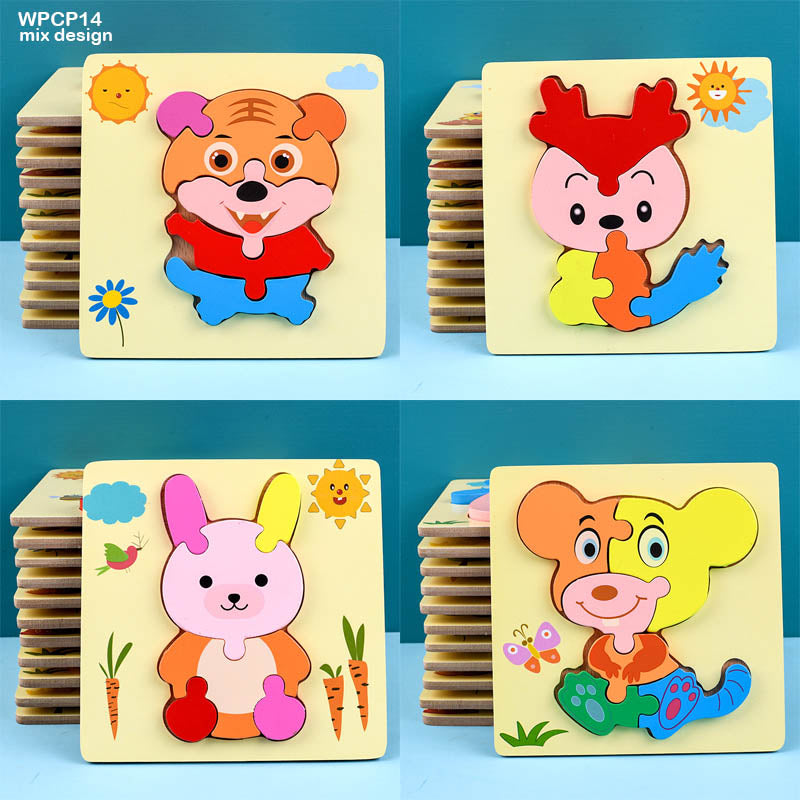 WT 14.5x14.5 PRINTED CARTOON PUZZLE NEW (WPCP14) - GIFT TO LOVE