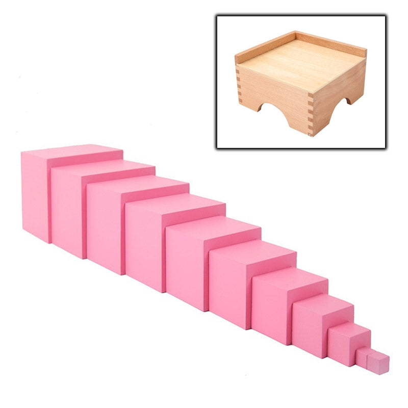 Wt Stacking Square Pink Tower (Wss01)-Gift To Love-Art & Craft