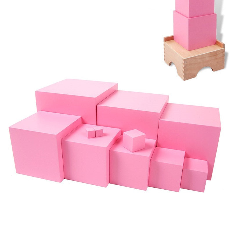 Wt Stacking Square Pink Tower (Wss01)