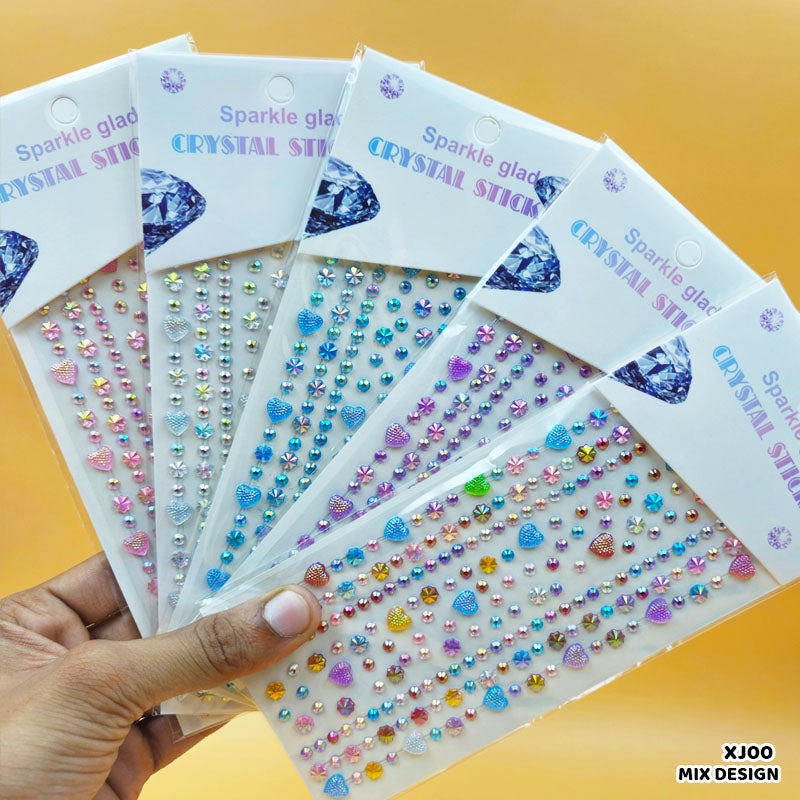 Colorful Diamond Shape Sticker