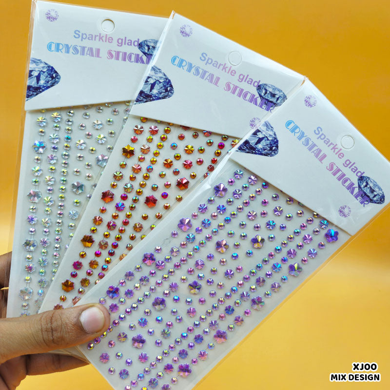 Colorful Diamond Shape Sticker