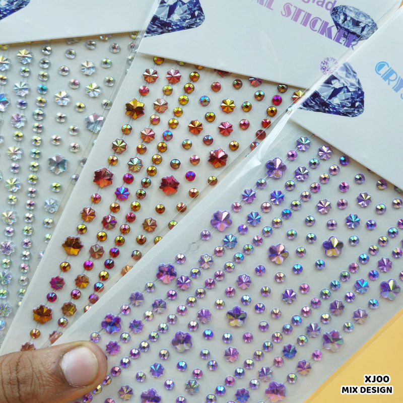 Colorful Diamond Shape Sticker