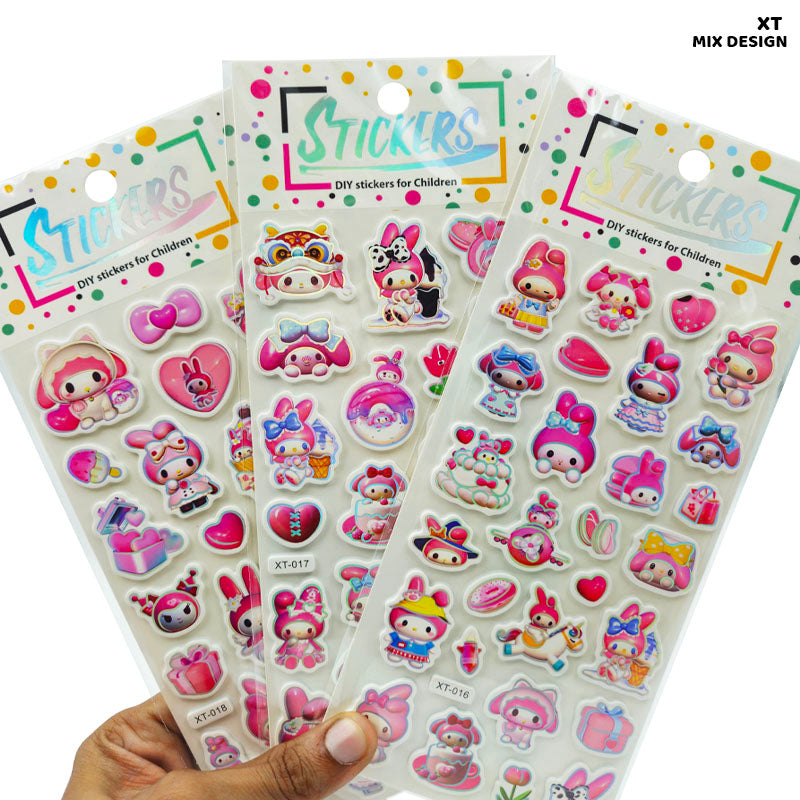 Colorful Cute DIY Cartoons, Animals & more Sticker For Children