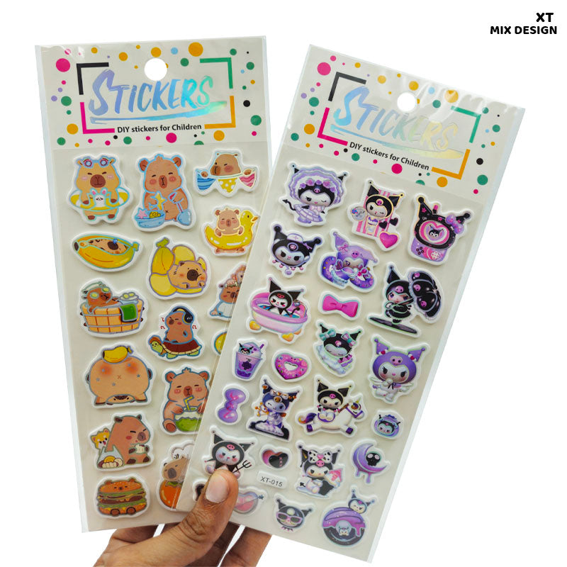 Colorful Cute DIY Cartoons, Animals & more Sticker For Children